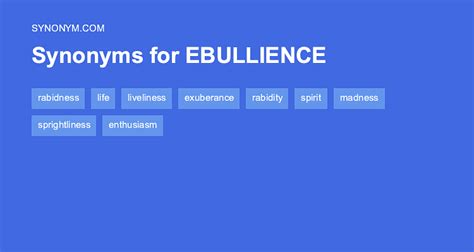 ebullience antonym|ebullience sentence.